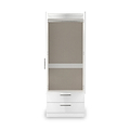 Penmere Double Mirrored Wardrobe With Drawers White from Roseland Furniture