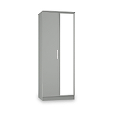 Penmere Double Mirrored Wardrobe Grey from Roseland Furniture