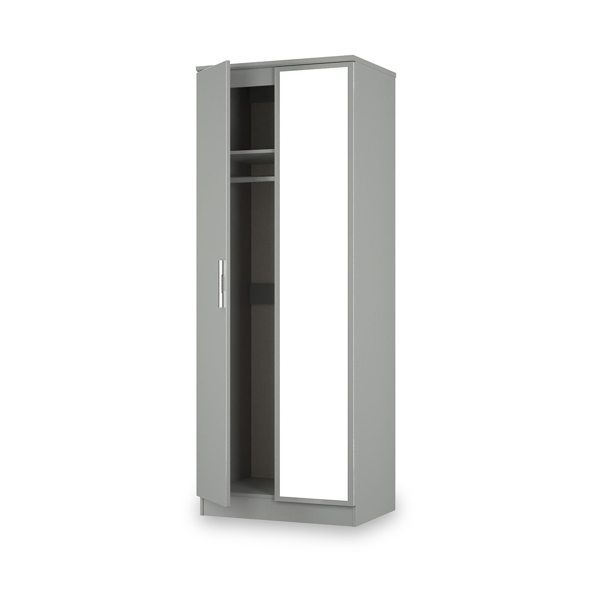 Penmere Double Mirrored Wardrobe Grey from Roseland Furniture