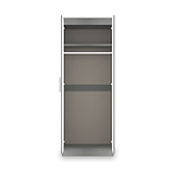 Penmere Double Mirrored Wardrobe Grey from Roseland Furniture