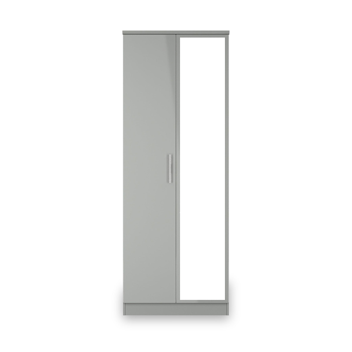 Penmere Double Mirrored Wardrobe Grey from Roseland Furniture