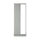 Penmere Double Mirrored Wardrobe Grey from Roseland Furniture