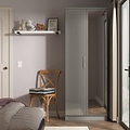 Penmere Double Mirrored Wardrobe Grey from Roseland Furniture