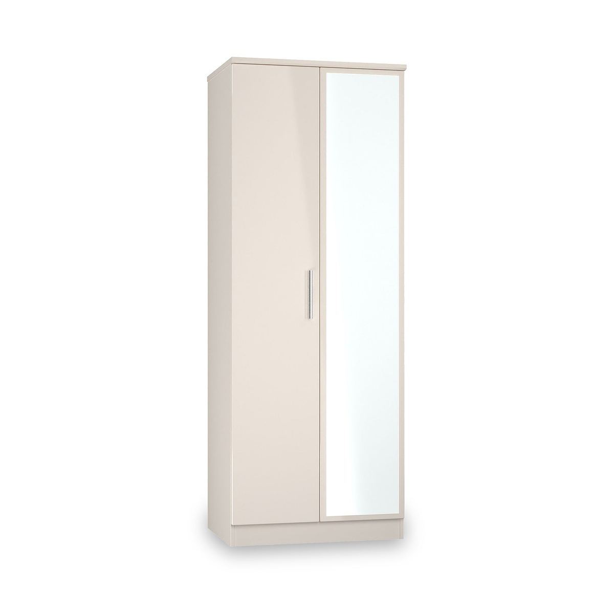 Penmere Double Mirrored Wardrobe Cashmere from Roseland Furniture