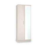 Penmere Double Mirrored Wardrobe Cashmere from Roseland Furniture