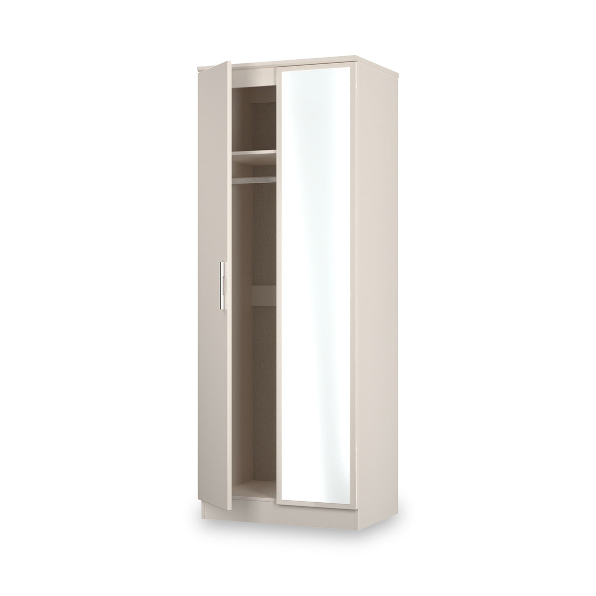 Penmere Double Mirrored Wardrobe Cashmere from Roseland Furniture