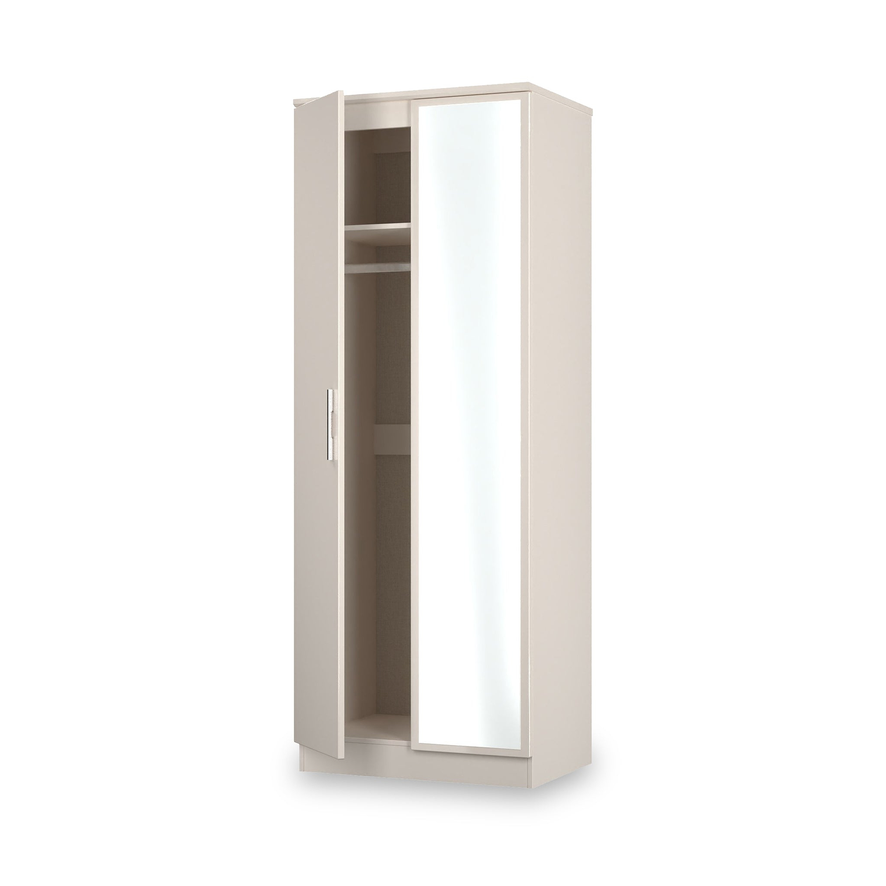 Penmere Double Mirrored Wardrobe Cashmere from Roseland Furniture