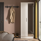 Penmere Double Mirrored Wardrobe Cashmere from Roseland Furniture