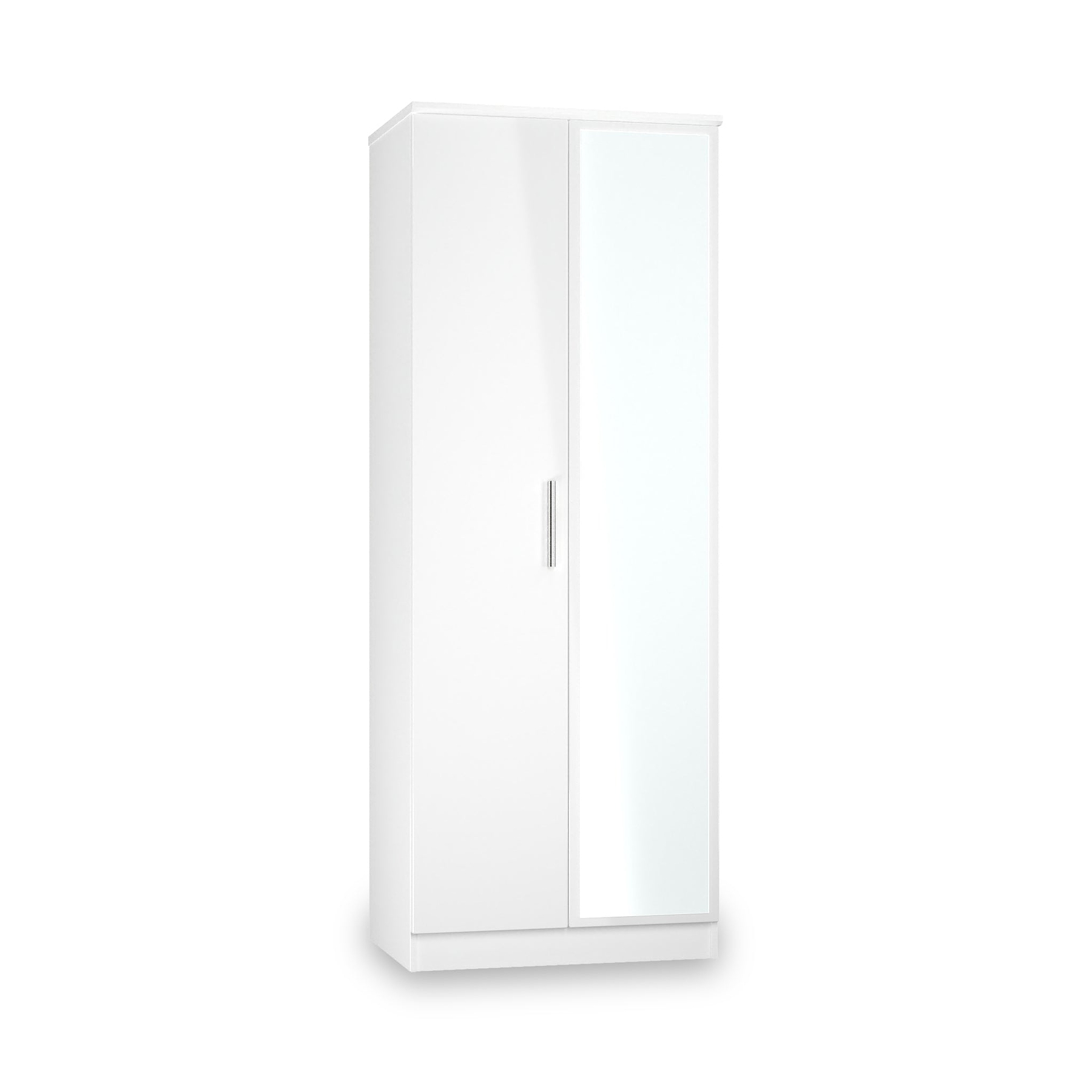 Penmere Double Mirrored Wardrobe White from Roseland Furniture