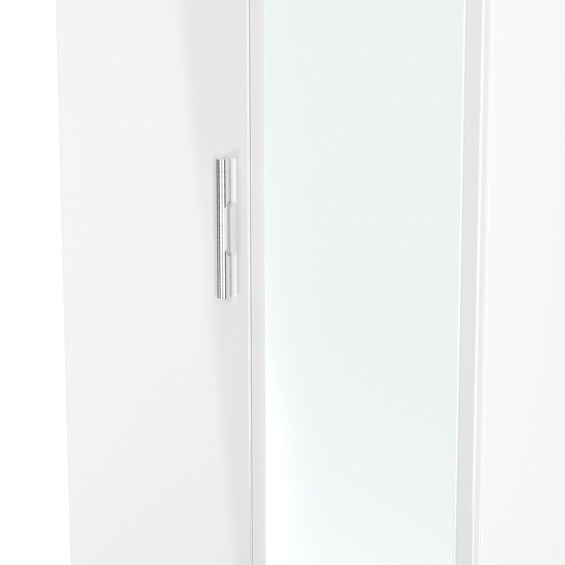 Penmere Double Mirrored Wardrobe White from Roseland Furniture