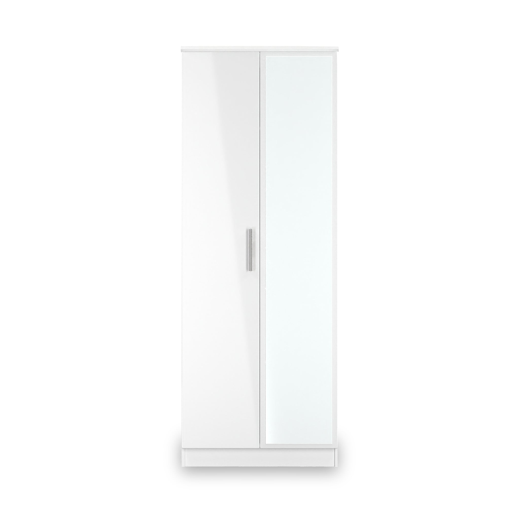 Penmere Double Mirrored Wardrobe White from Roseland Furniture