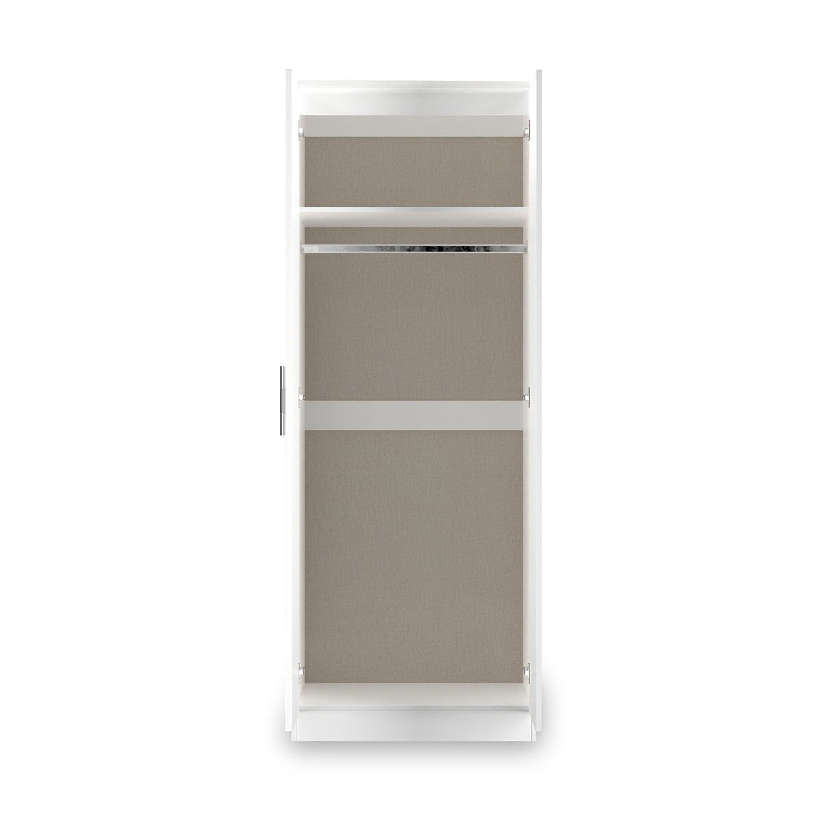 Penmere Double Mirrored Wardrobe White from Roseland Furniture