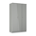 Penmere Triple Wardrobe Grey from Roseland Furniture