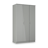 Penmere Triple Wardrobe Grey from Roseland Furniture