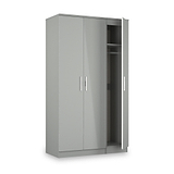 Penmere Triple Wardrobe Grey from Roseland Furniture