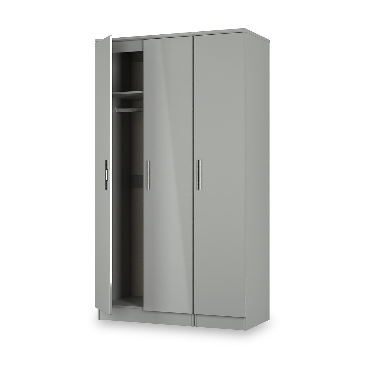 Penmere Triple Wardrobe Grey from Roseland Furniture