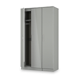 Penmere Triple Wardrobe Grey from Roseland Furniture