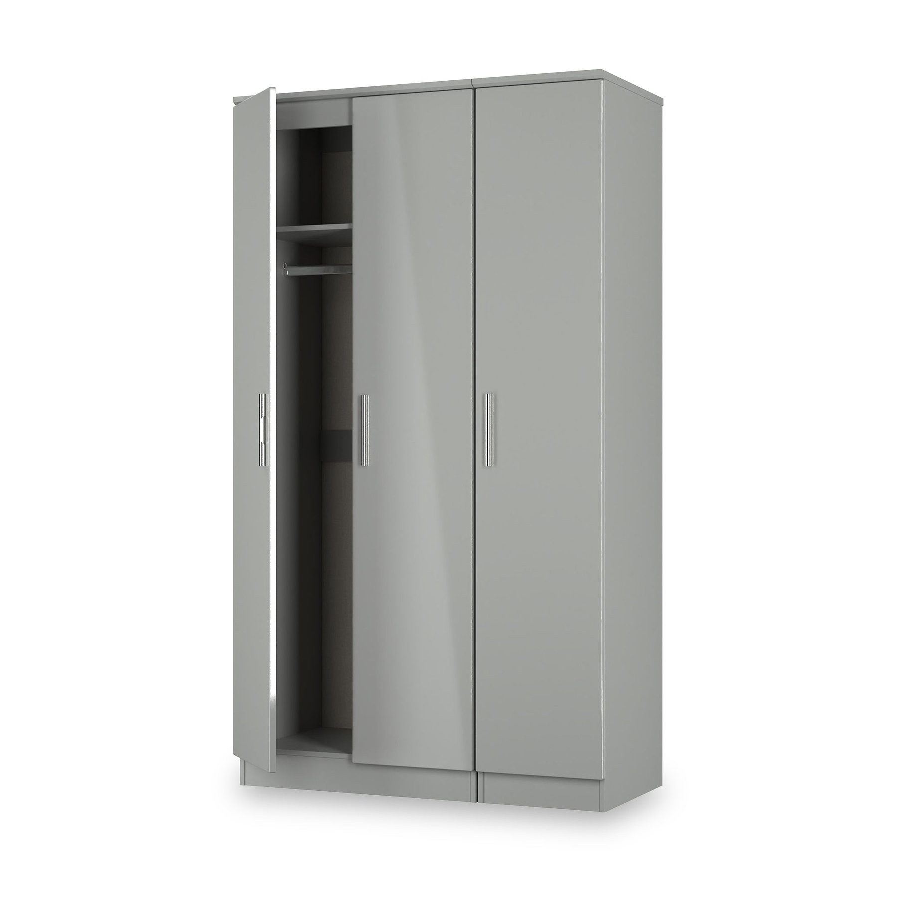 Penmere Triple Wardrobe Grey from Roseland Furniture