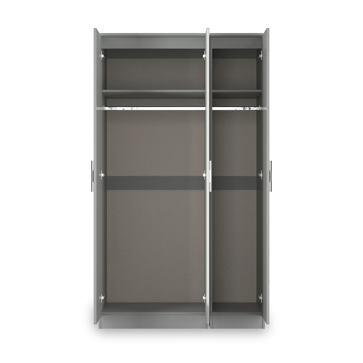 Penmere Triple Wardrobe Grey from Roseland Furniture