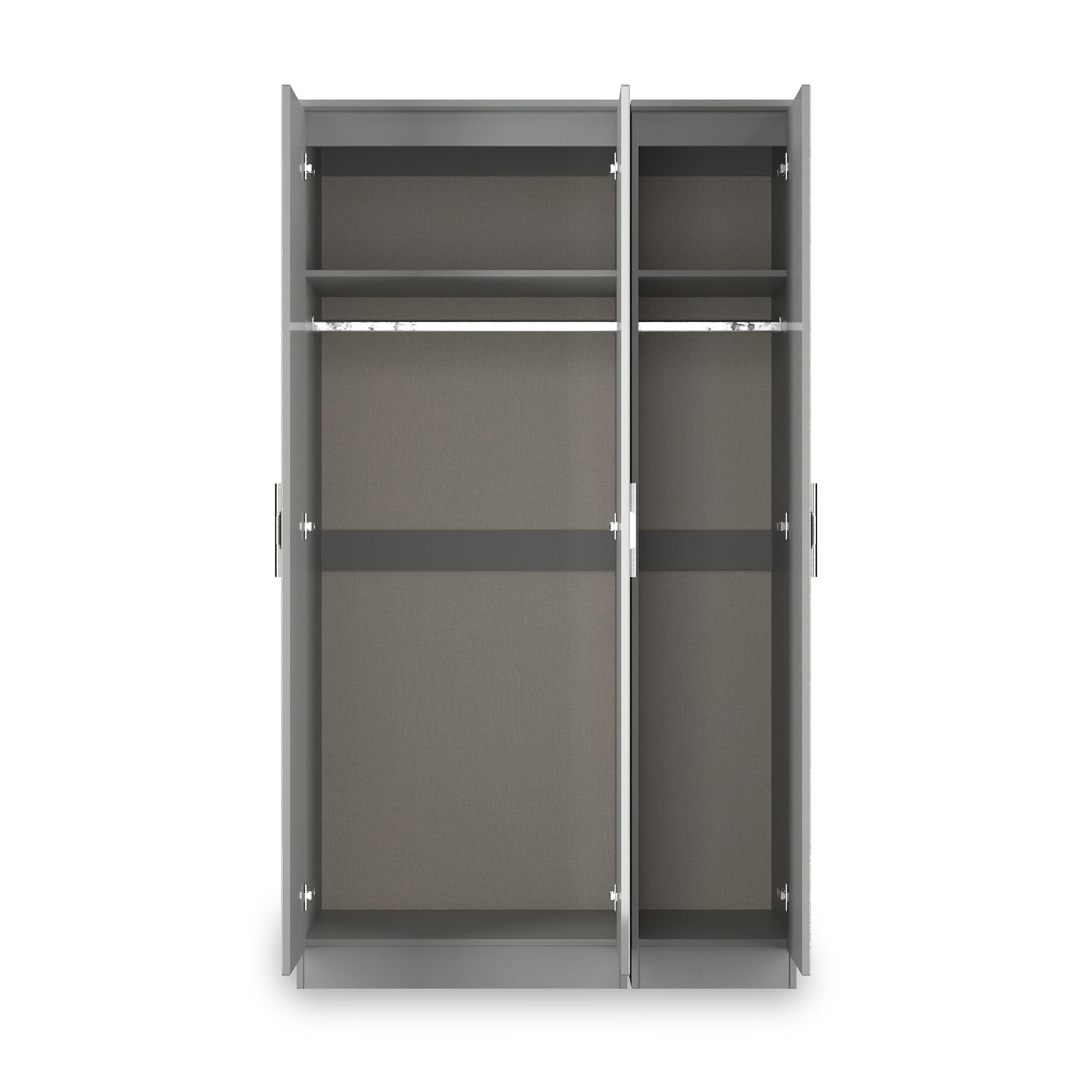 Penmere Triple Wardrobe Grey from Roseland Furniture