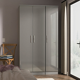 Penmere Triple Wardrobe Grey from Roseland Furniture