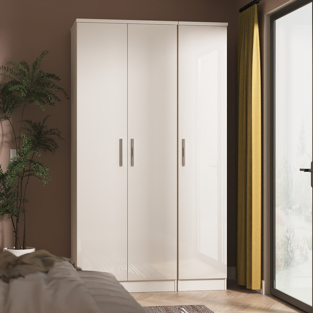 Penmere Triple Wardrobe Cashmere from Roseland Furniture