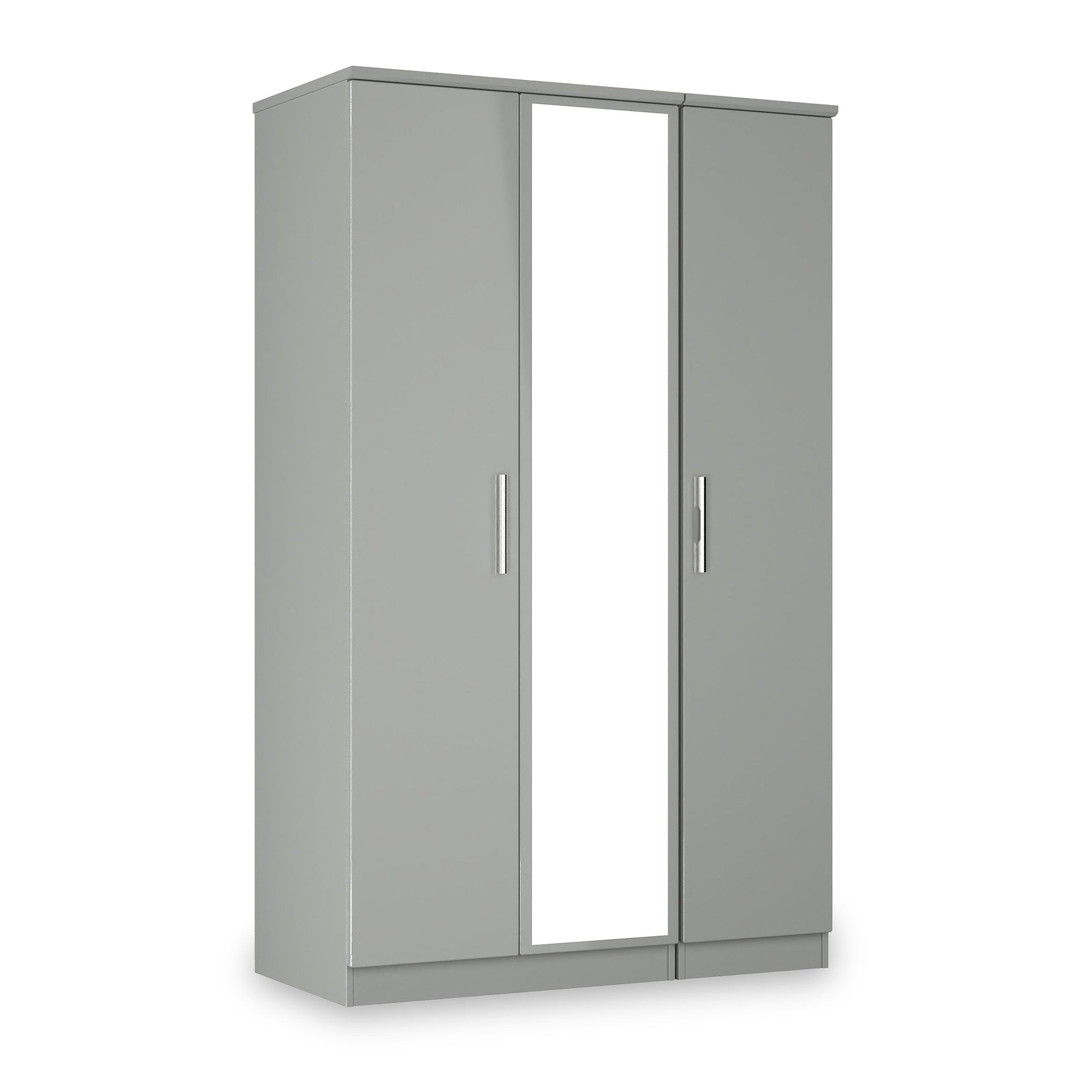 Penmere Triple Mirrored Wardrobe Grey from Roseland Furniture
