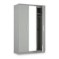 Penmere Triple Mirrored Wardrobe Grey from Roseland Furniture