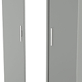 Penmere Triple Mirrored Wardrobe Grey from Roseland Furniture