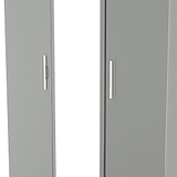 Penmere Triple Mirrored Wardrobe Grey from Roseland Furniture