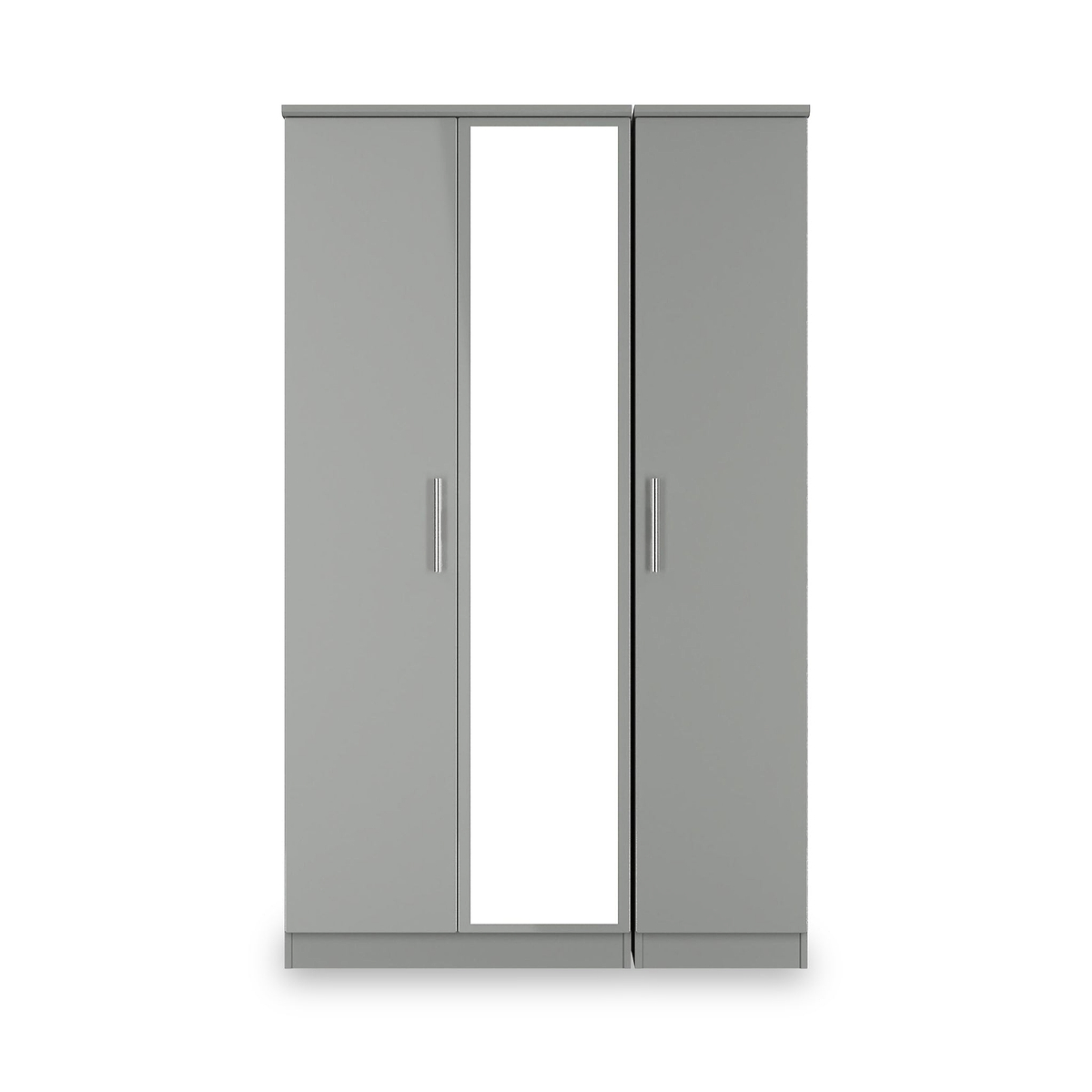Penmere Triple Mirrored Wardrobe Grey from Roseland Furniture