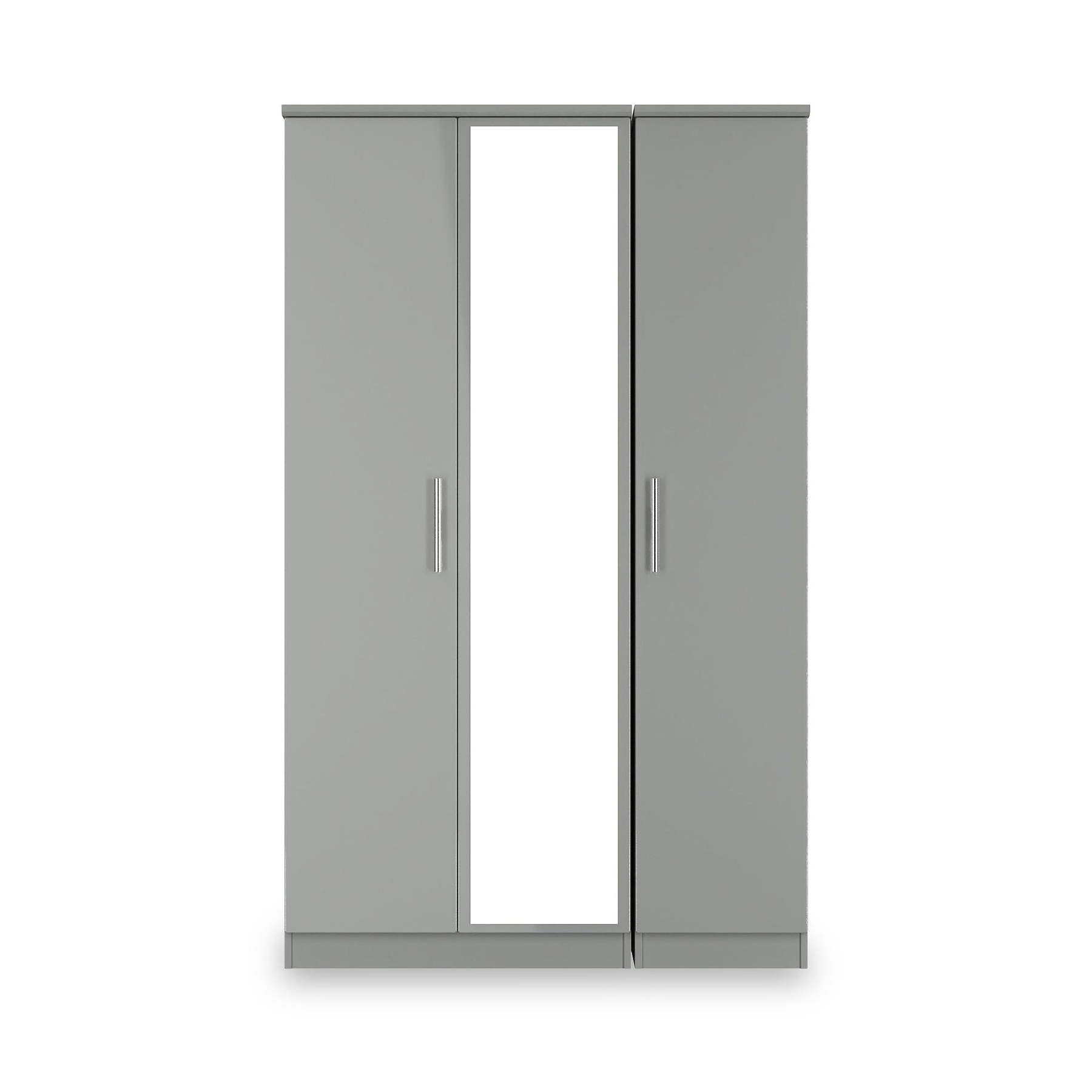 Penmere Triple Mirrored Wardrobe Grey from Roseland Furniture