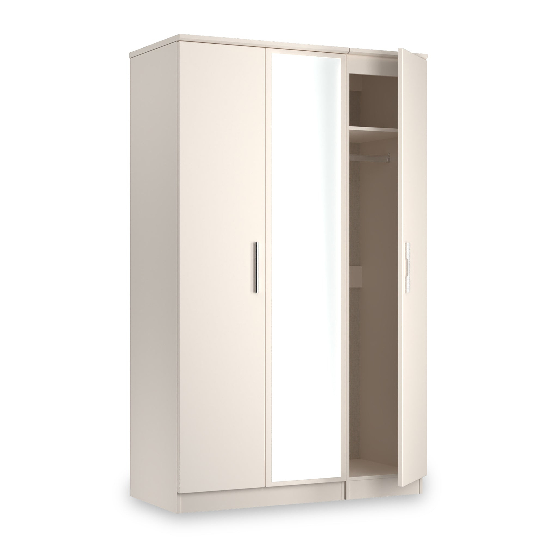 Penmere Triple Mirrored Wardrobe Cashmere from Roseland Furniture