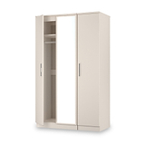 Penmere Triple Mirrored Wardrobe Cashmere from Roseland Furniture