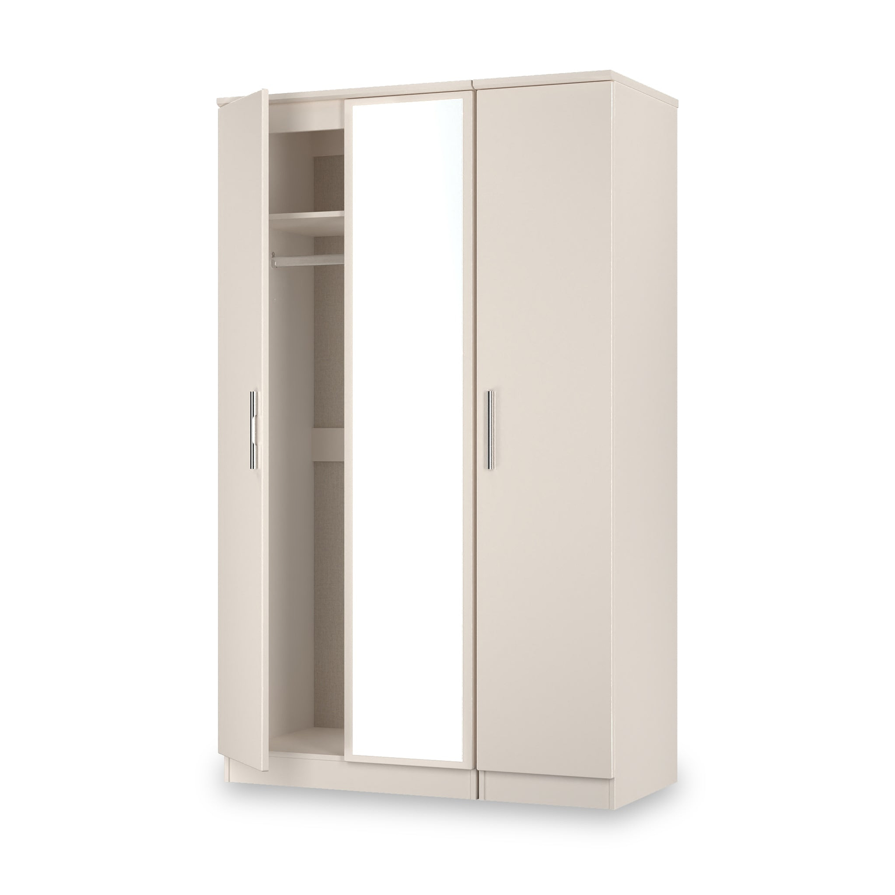 Penmere Triple Mirrored Wardrobe Cashmere from Roseland Furniture