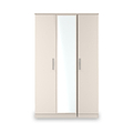 Penmere Triple Mirrored Wardrobe Cashmere from Roseland Furniture
