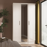 Penmere Triple Mirrored Wardrobe Cashmere from Roseland Furniture