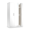 Penmere Triple Mirrored Wardrobe White from Roseland Furniture