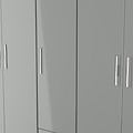 Penmere 5 Door Wardrobe With Drawers Grey from Roseland Furniture