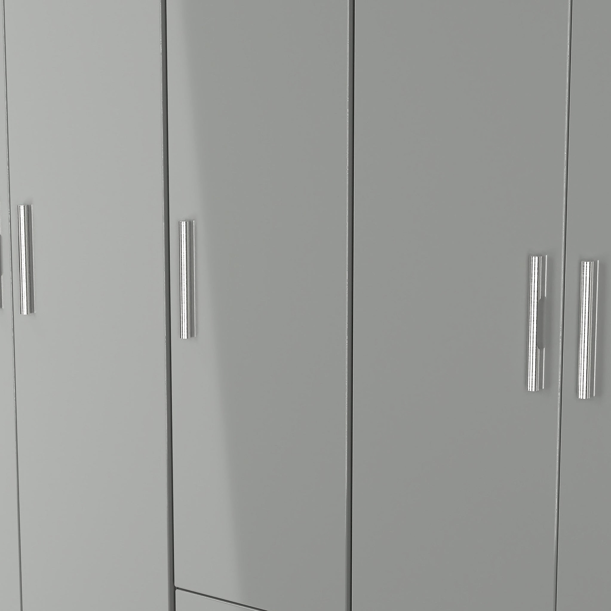 Penmere 5 Door Wardrobe With Drawers Grey from Roseland Furniture