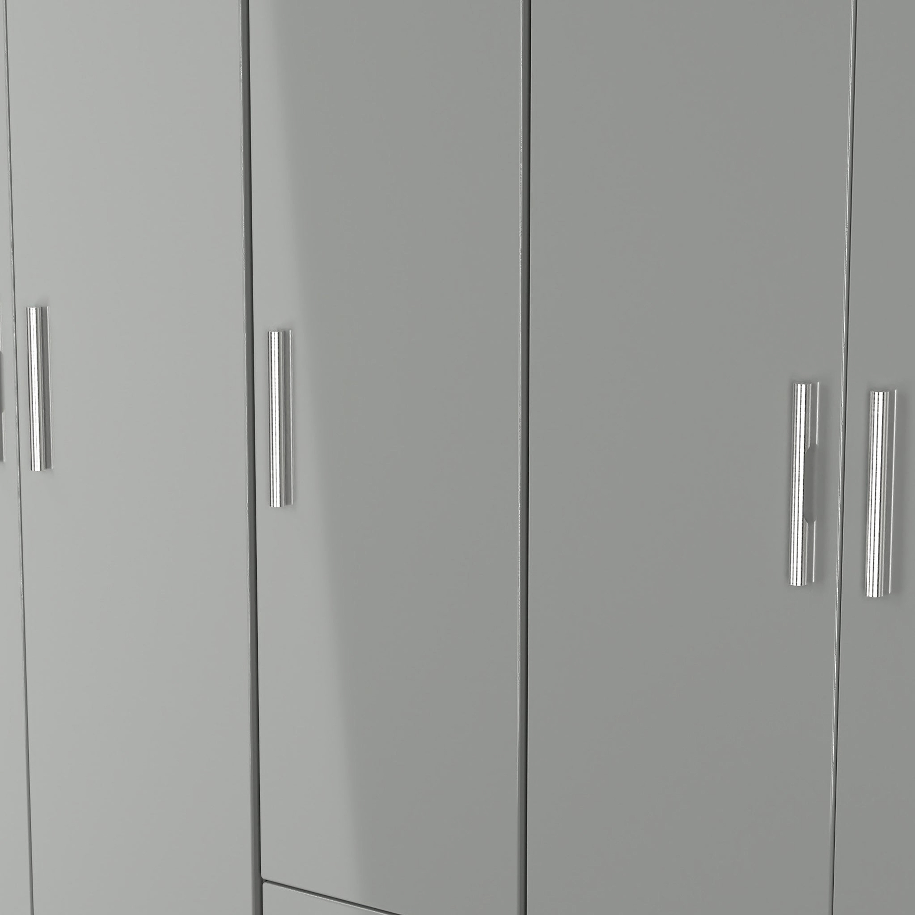 Penmere 5 Door Wardrobe With Drawers Grey from Roseland Furniture