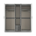 Penmere 5 Door Wardrobe With Drawers Grey from Roseland Furniture