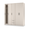 Penmere 5 Door Wardrobe With Drawers Cashmere from Roseland Furniture