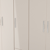 Penmere 5 Door Wardrobe With Drawers Cashmere from Roseland Furniture