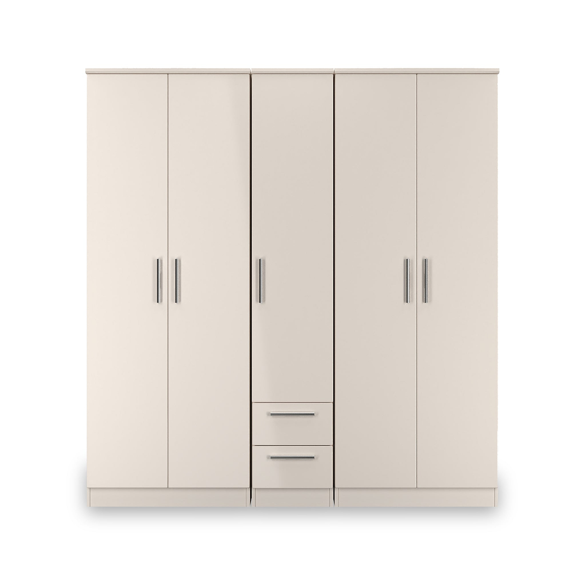 Penmere 5 Door Wardrobe With Drawers Cashmere from Roseland Furniture
