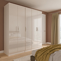 Penmere 5 Door Wardrobe With Drawers Cashmere from Roseland Furniture