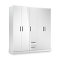 Penmere 5 Door Wardrobe With Drawers White from Roseland Furniture