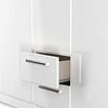 Penmere 5 Door Wardrobe With Drawers White from Roseland Furniture