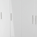 Penmere 5 Door Wardrobe With Drawers White from Roseland Furniture
