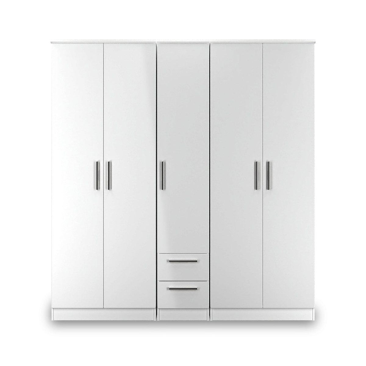 Penmere 5 Door Wardrobe With Drawers White from Roseland Furniture